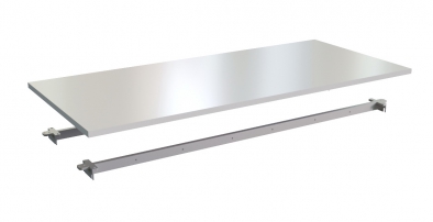 Steel 11 160 Белая Столешница одинарная 160 (с траверсами)