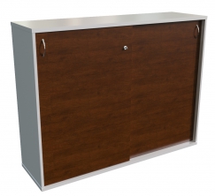 Reception Steel 11320 Дуб темный Шкаф-купе 143 низкий с замком и топом