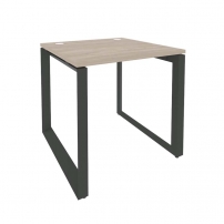 ONIX O.MO-SP-0.8 Дуб Аттик/Антрацит Стол рабочий на О-образном м/к