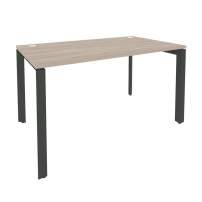 ONIX O.MP-SP-3.8 Дуб Аттик/Антрацит Стол рабочий на П-образном м/к