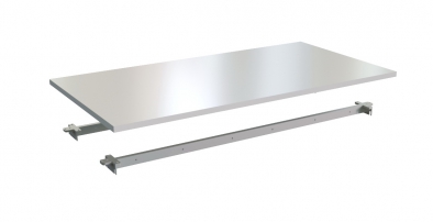 Steel 11 140 Белая Столешница одинарная 140 (с траверсами)