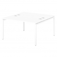 Sentida S-48 Белый Стол-тандем на металлокаркасе