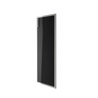 YALTA LT-S2R Пр black Дверь стекло в раме Lacobel