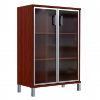 В420.7 Бургунди Стеллаж стекло в раме