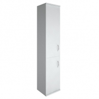Riva А.СУ-1.3 Л Белый Шкаф высокий узкий левый