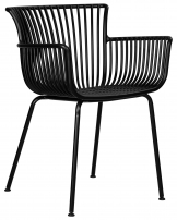 Стул обеденный DOBRIN ROSS (черный (B-03) без подушки)