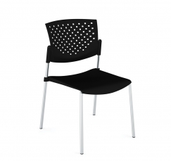 Butterfly plastic black Кресло пластик