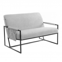 Charli LUX/Чарли Люкс велюр/букле, VT shape silver Диван