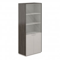 Atlas NZ-0331.BT.GS Бренсон Трюфель Серый камень Шкаф высокий