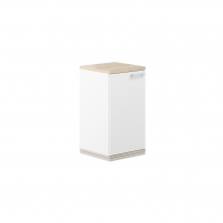 AG.203.WH.AR.WH.L AG.203.WH.AR.WH.L Шкаф 2 ур. 400х400х750