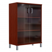 В420.8 Бургунди Стеллаж стекло тонированное