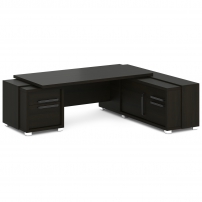 Grace L-120-1 правый Стол руководителя с тумбой и греденцией