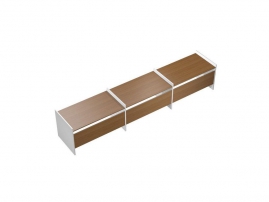 Profiquadro КВ 1208-3 БН Орех ногаро/белый премиум Profiquadro КВ 1208-3 БН Орех ногаро/белый премиум Рабочая станция