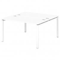 Sentida S-42 Белый Стол-тандем на металлокаркасе