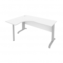 Riva ПЛ.СА-4 Л Белый Стол криволинейный левый