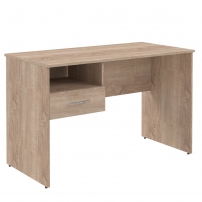 (S-1200) L с левой подвесной тумбой Дуб Сонома Светлый Стол письменный
