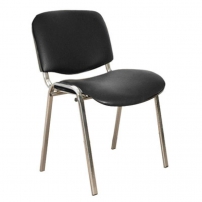 ИЗО хромированная рама Черный Стул