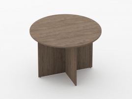 Glassy 2.12 Дуб Верцаска Стол для переговоров круглый