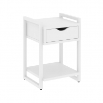 LOFT VR.L-T1.O Металл белый Белый Бриллиант LOFT VR.L-T1.O Металл белый Белый Бриллиант Тумба на регулируемых опорах с ящиком и полкой