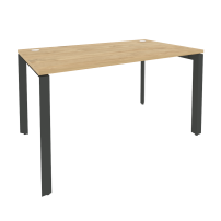 ONIX O.MP-SP-3.8 Тиквуд Светлый/Антрацит Стол рабочий на П-образном м/к