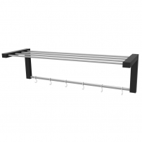 Вестон Металлик / Венге Вешалка настенная