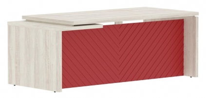 Torr LUX TLCT 209 R Сосна Эдмонд Красный Torr LUX TLCT 209 R Сосна Эдмонд Красный Стол руководителя правый