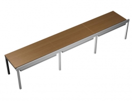 Profiquadro КВ 0107-3 Орех ногаро/белый премиум Profiquadro КВ 0107-3 Орех ногаро/белый премиум Рабочая станция с Prosystem