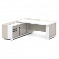 Grace L-116-2 левый Стол руководителя с греденцией