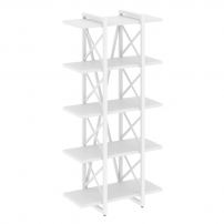 LOFT VR.L-MST.O-5.4V Металл белый Белый Бриллиант LOFT VR.L-MST.O-5.4V Металл белый Белый Бриллиант Стеллаж на регулируемых опорах - 5 полок