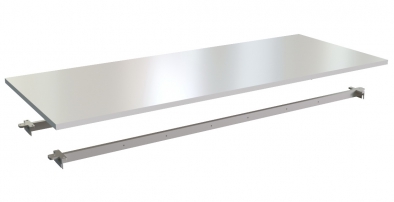 Steel 11 180 Белая Столешница одинарная 180 (с траверсами)