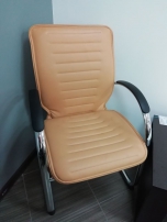 Alia Chrome CF/LB Желтый (Б) Кресло руководителя