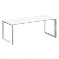 ONIX DIRECT LUX M-O.MO-SRR-6.8 Белый бриллиант Стол рабочий руководителя на О-образном м/к