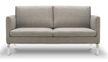 Отто 2 Серо-бежевый Диван двухместный